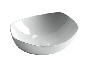 Изображение товара Раковина Ceramicanova Element CN5017 42 x 38.5 x 14.5 см, накладная, овальная, без перелива, сантехфарфор