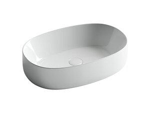 Изображение товара Раковина Ceramicanova Element CN5023 54 x 35 x 14.5 см, накладная, овальная, без перелива, сантехфарфор