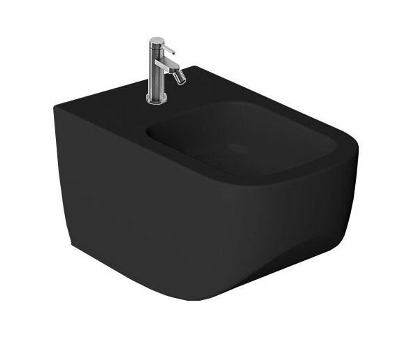 Изображение товара Подвесное биде Hatria Next 35.5x55.5 см черный матовый фаянс