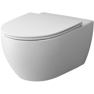 Изображение товара Подвесной безободковый унитаз AM.PM Awe C111700SC, FlashClean, крышка микролифт