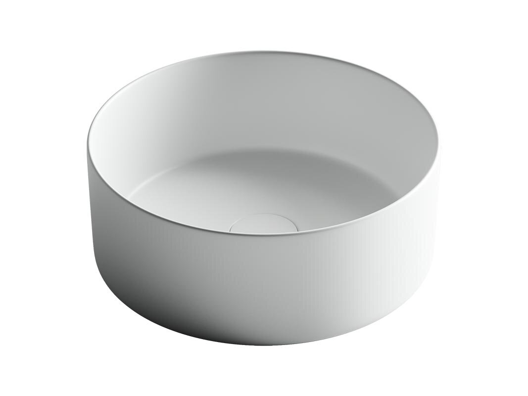 Изображение товара Раковина Ceramica Nova Element CN6032MW накладная круглая 35,8 см белый матовый фарфор Изображение товара Раковина Ceramica Nova Element CN6032MW накладная круглая 35,8 см белый матовый фарфор