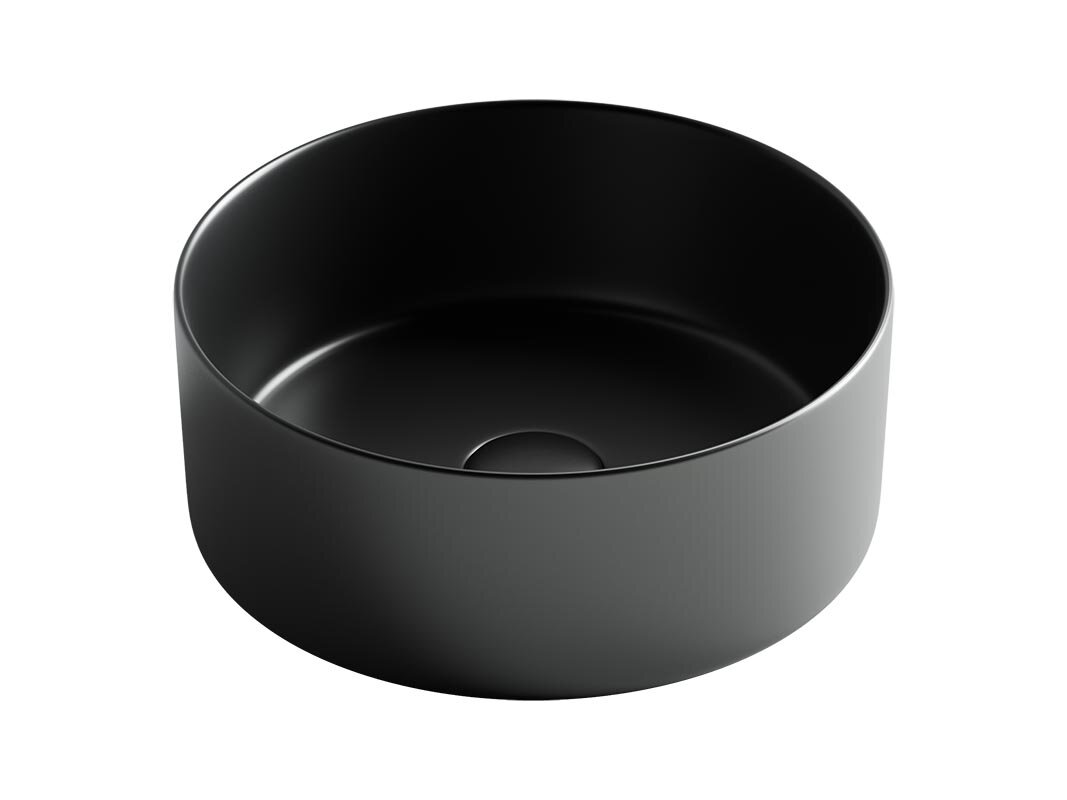 Изображение товара Раковина Ceramicanova Element CN6032MB 35.8 x 35.8 x 13.7 см, накладная, круглая, без перелива, сантехфарфор Изображение товара Раковина Ceramicanova Element CN6032MB 35.8 x 35.8 x 13.7 см, накладная, круглая, без перелива, сантехфарфор
