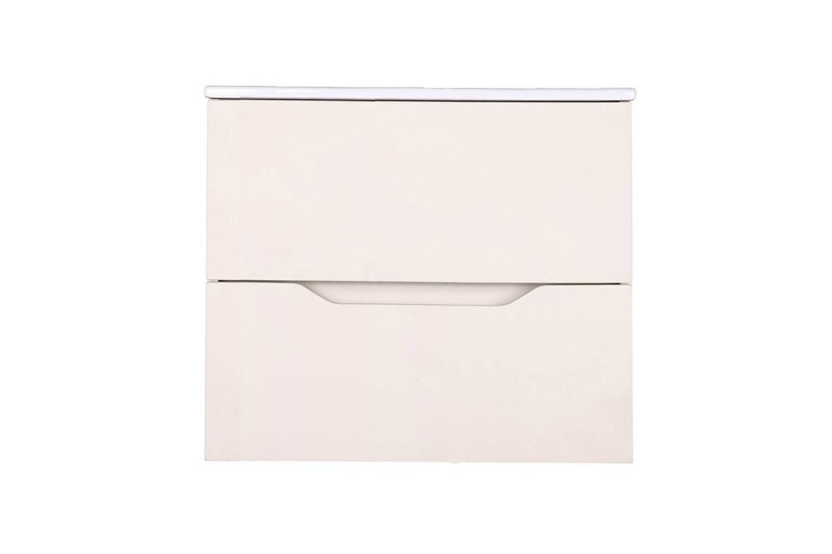 Изображение товара Подвесная тумба с раковиной Orange Line Li-60Tua+Ra бежевый матовый