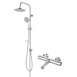 Изображение товара Душевая система Agger Thermo A2493500 с термостатом, хром