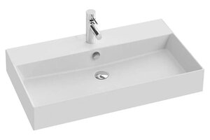 Изображение товара Раковина Jacob Delafon Vivienne EXBI112-00 Белая 80.5х46 см с отверстием для смесителя