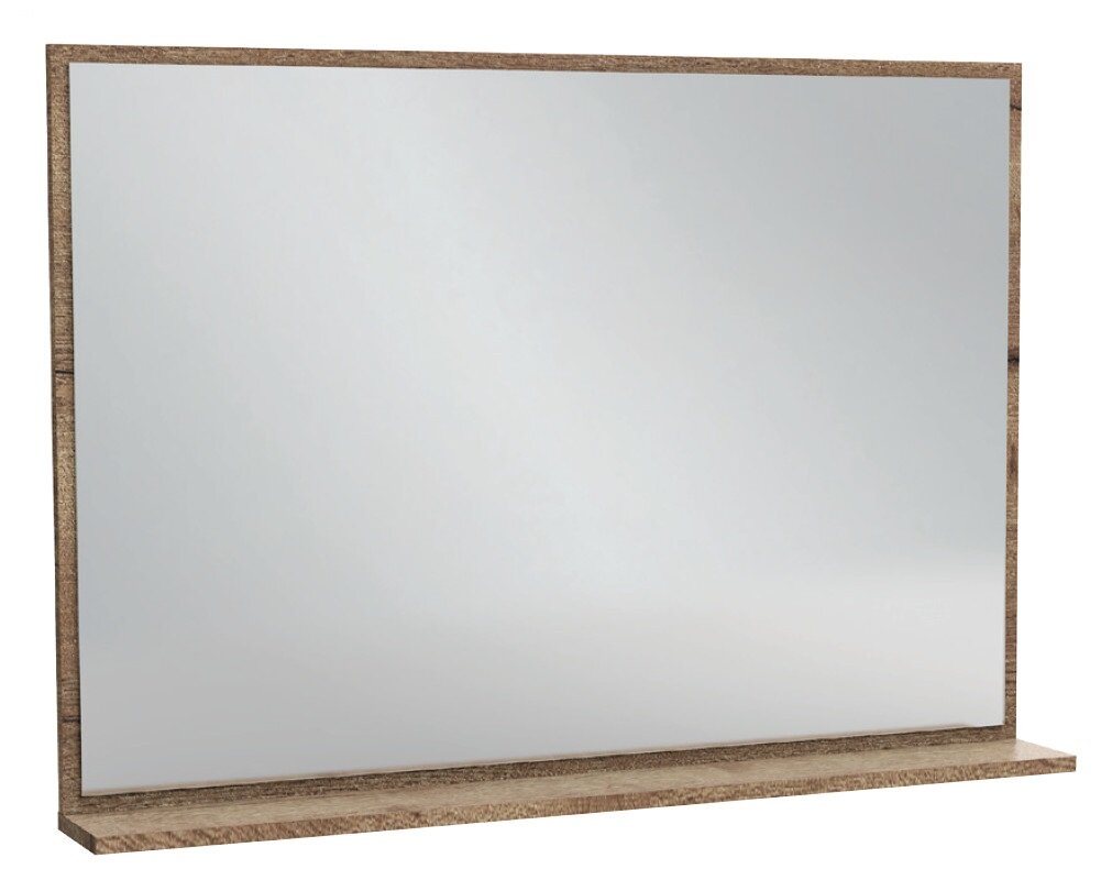 Изображение товара Зеркало Jacob Delafon Vivienne EB1598-E52, 100 х 70 см, с полочкой, цвет дуб табак