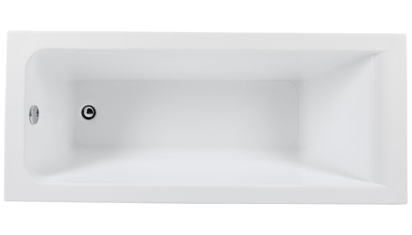 Изображение товара Акриловая ванна Aquanet Bright 170x70 см с каркасом и без гидромассажа