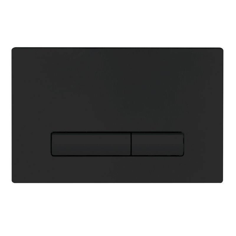 Изображение товара Кнопка смыва BelBagno Genova BB021-GV-NERO.M черный матовый двухрежимный