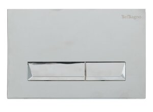 Изображение товара Кнопка смыва BelBagno Marmi BB010-MR-CHROME, хром глянцевый