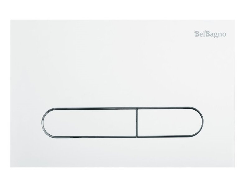 Изображение товара Кнопка смыва BelBagno Prospero BB004-PR-BIANCO белая для унитаза