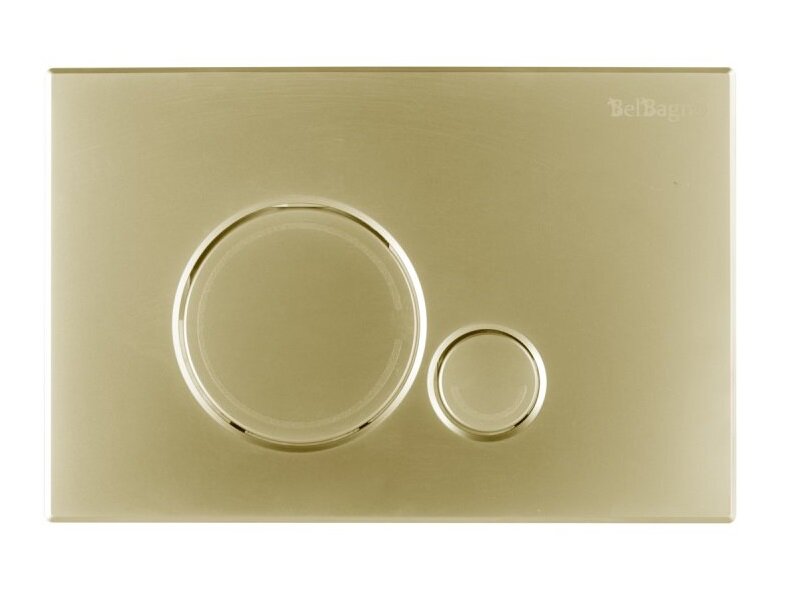 Изображение товара Кнопка смыва BelBagno Sfera CZR/BB-SR-BORO, цвет башированное золото