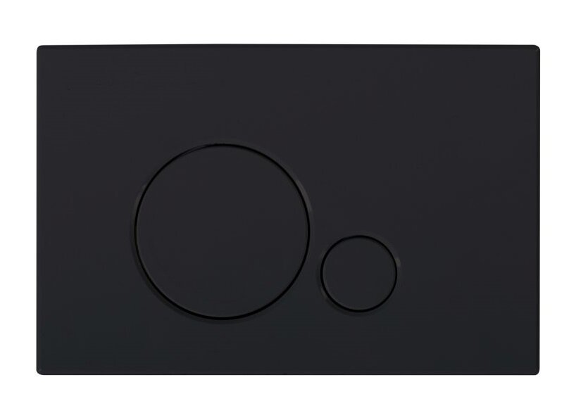 Изображение товара Кнопка смыва BelBagno Sfera BB017-SR-NERO.M черный матовый двухрежимный дизайн