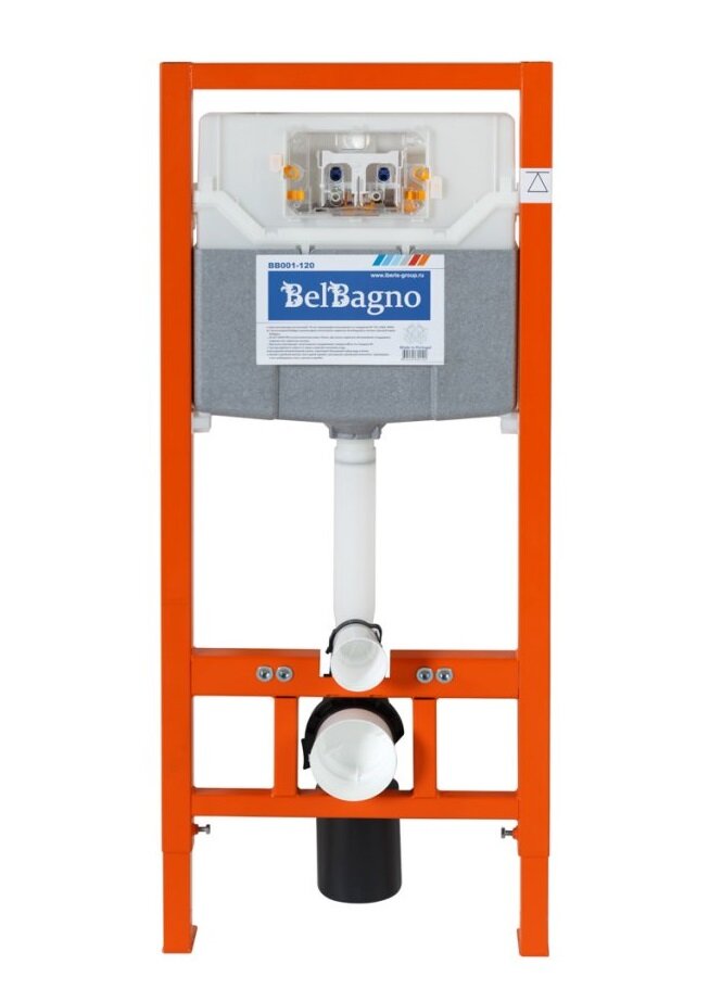 Изображение товара Инсталляция BelBagno BB001-120 для подвесного унитаза из нержавеющей стали Изображение товара Инсталляция BelBagno BB001-120 для подвесного унитаза из нержавеющей стали