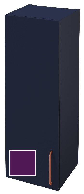 Изображение товара Шкаф-пенал Jacob Delafon Odeon Rive Gauche 40 см, EB2571G/D-RX-M63, цвет сливовый матовый, ручки на выбор, петли слева/справа