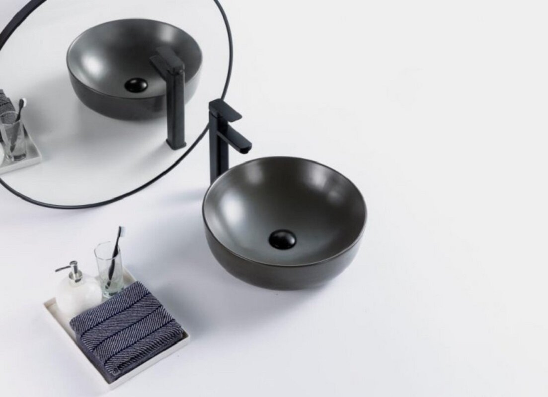 Изображение товара Раковина BelBagno BB1315-H311 накладная 41 х 41 х 13 см, цвет серый матовый Изображение товара Раковина BelBagno BB1315-H311 накладная 41 х 41 х 13 см, цвет серый матовый