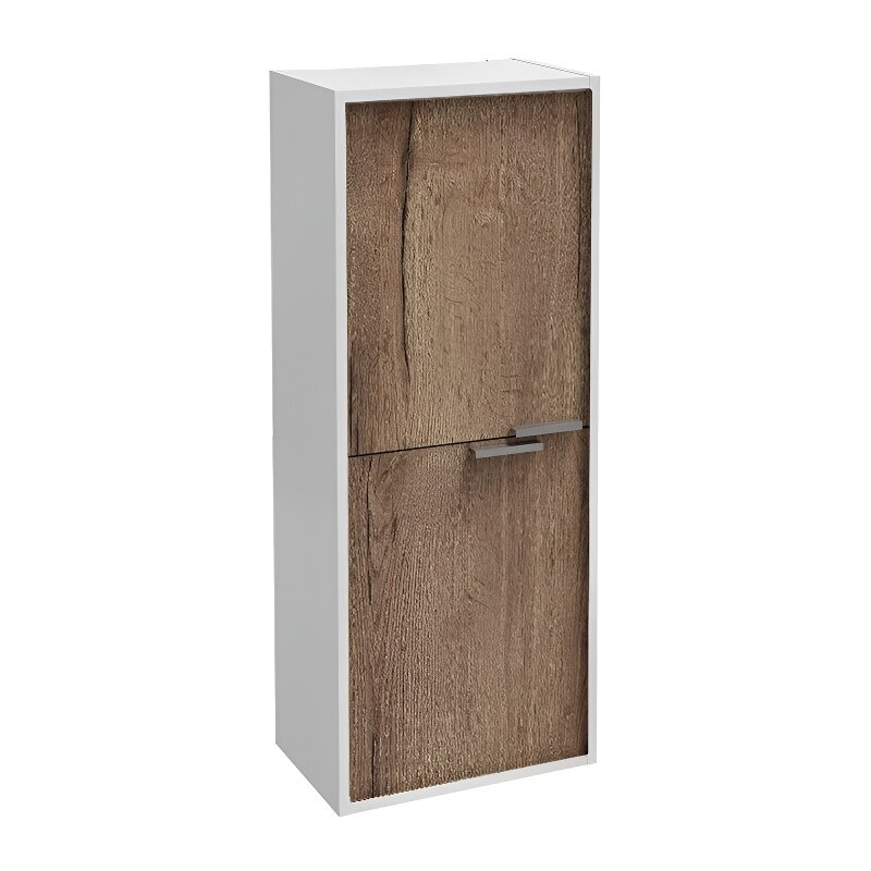 Изображение товара Шкаф-пенал Jacob Delafon Vivienne 40х100 см белый глянец дуб табак