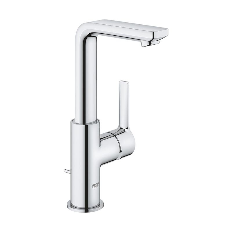 Изображение товара Смеситель для раковины Grohe Lineare New 23296001 хром однорычажный с поворотным изливом