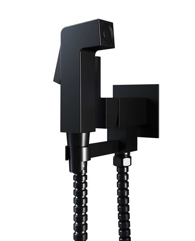 Изображение товара Гигиенический душ Paini Bella BLPZ442 со смесителем черный брашированный PVD