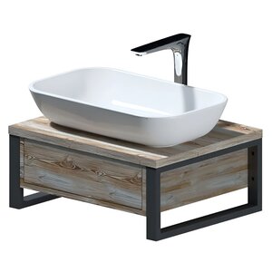 Изображение товара Пенал для ванной комнаты 1Marka Grunge Loft 60П дуб намибия, подвесная