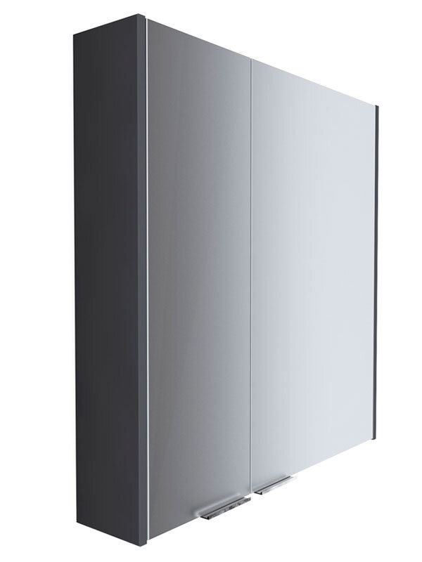 Изображение товара Зеркальный шкаф 1Marka Gaula У92543 80П черный, подвесной, влагостойкий, с подсветкой Изображение товара Зеркальный шкаф 1Marka Gaula У92543 80П черный, подвесной, влагостойкий, с подсветкой