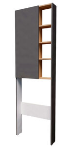 Изображение товара Шкаф напольный 1Marka Gaula У92548, 60 см, на заказ, цвет черный