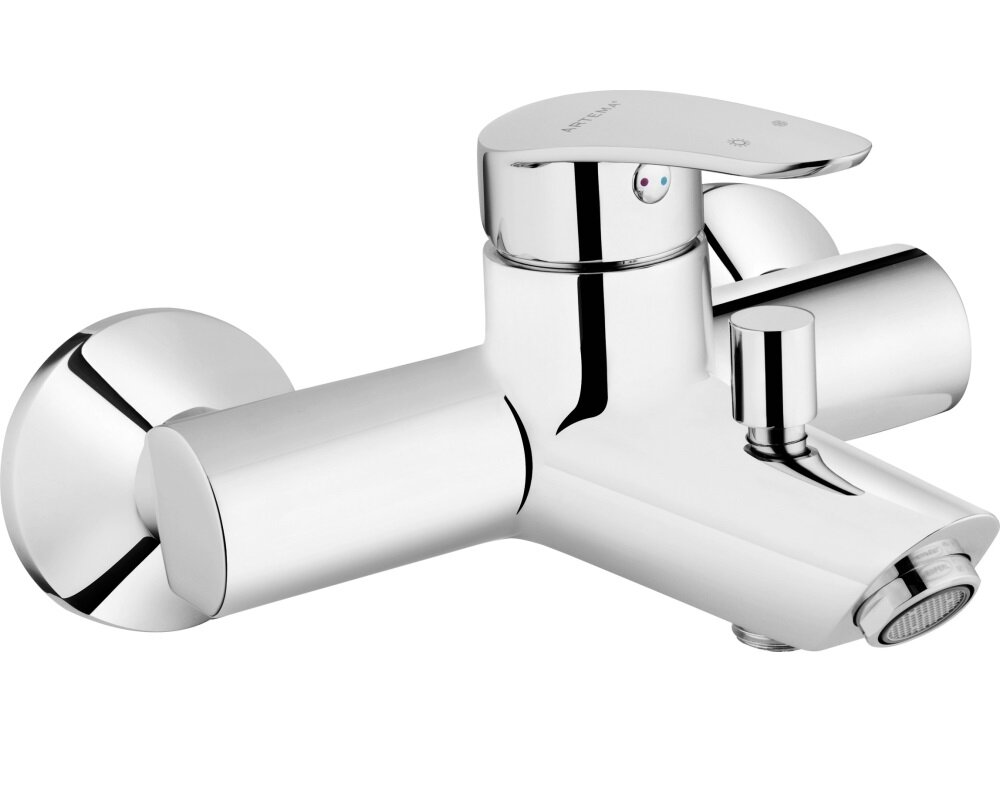 Изображение товара Смеситель Vitra Dynamic S A40953EXP для ванны и душа, хром