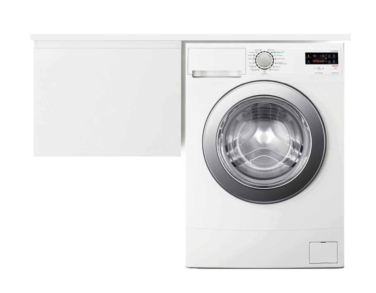 Изображение товара Тумба с раковиной Эстет Dallas Luxe 105 х 48,2 см подвесная, 1 ящик, левая/правая, белый, ФР-00009675/ФР-00009674 Изображение товара Тумба с раковиной Эстет Dallas Luxe 105 х 48,2 см подвесная, 1 ящик, левая/правая, белый, ФР-00009675/ФР-00009674