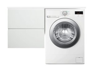 Изображение товара Тумба с раковиной Эстет Dallas Luxe 150 х 48,2 см подвесная, 2 ящика, левая/правая, белый