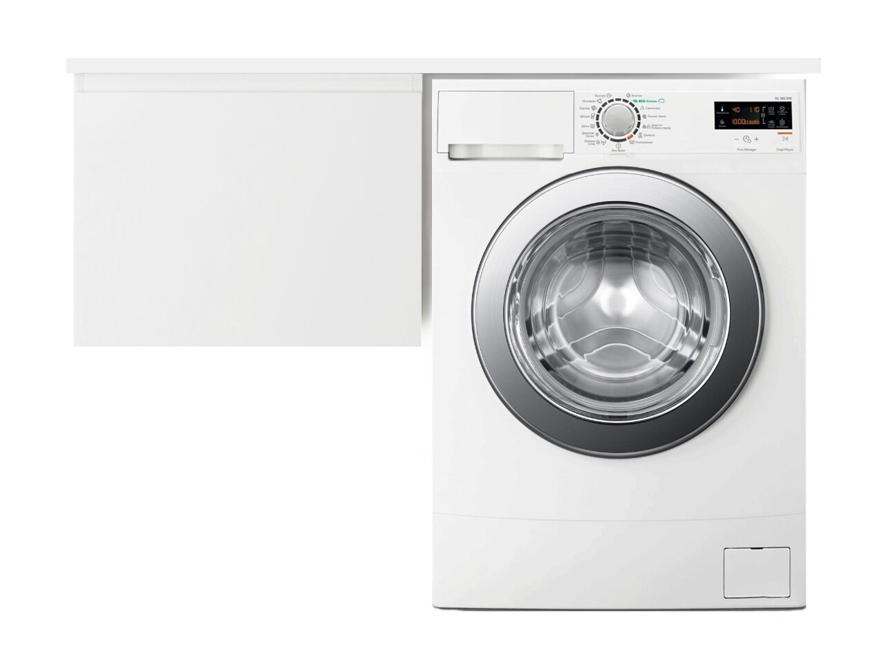 Изображение товара Тумба с раковиной Эстет Dallas Luxe 150 х 48,2 см подвесная, 1 ящик, левая, белый, ФР-00009689 Изображение товара Тумба с раковиной Эстет Dallas Luxe 150 х 48,2 см подвесная, 1 ящик, левая, белый, ФР-00009689