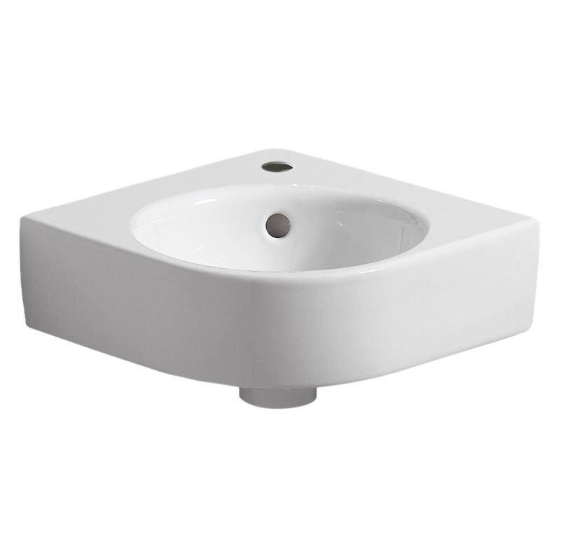 Изображение товара Раковина Geberit Renova Compact 276132000, 45 см, керамика, белая