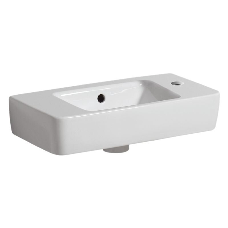 Изображение товара Раковина Geberit Renova Compact 276150000 Прямоугольная керамика Белая