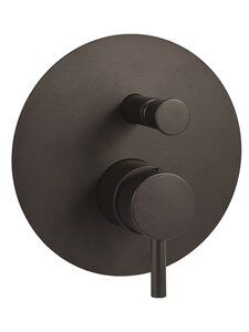 Изображение товара Смеситель Paffoni Light LIG015NO для душа, с внутренней частью, черный матовый