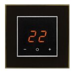 Терморегулятор сенсорный Aura Technology Orto CN567 9005 Black Classic - фото 1 Терморегулятор сенсорный Aura Technology Orto CN567 9005 Black Classic - фото 1