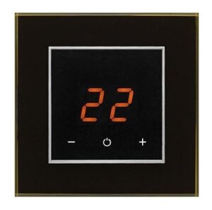 Изображение товара Терморегулятор сенсорный Aura Technology Orto CN567 9005 Black Classic