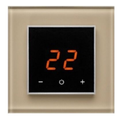 Изображение товара Терморегулятор сенсорный Aura Technology Orto CN569 Brown Light для теплого пола