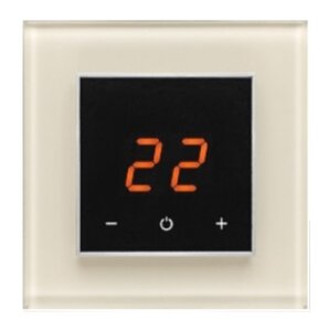 Изображение товара Терморегулятор сенсорный Aura Technology Orto CN570 White Pearl для теплых полов