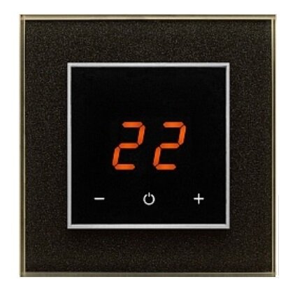 Изображение товара Терморегулятор сенсорный Aura Technology Orto CN571 Black Starlight