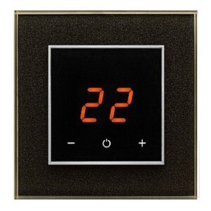 Изображение товара Терморегулятор сенсорный Aura Technology Orto CN571 0337 Black Starlight