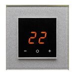 Терморегулятор сенсорный Aura Technology Orto CN572 9007 Aluminium Rich - фото 1 Терморегулятор сенсорный Aura Technology Orto CN572 9007 Aluminium Rich - фото 1