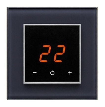 Изображение товара Электронно-сенсорный терморегулятор Aura Technology Orto CN574 7016 Anthracite
