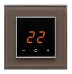 Терморегулятор сенсорный Aura Technology Orto CN577 7013 Brown Natural - фото 1 Терморегулятор сенсорный Aura Technology Orto CN577 7013 Brown Natural - фото 1