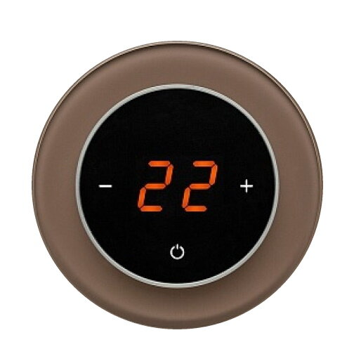 Изображение товара Терморегулятор сенсорный Aura Technology Ronda CN637 7013 Brown Natural Изображение товара Терморегулятор сенсорный Aura Technology Ronda CN637 7013 Brown Natural