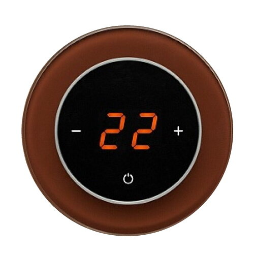 Изображение товара Терморегулятор сенсорный Aura Technology Ronda CN640 8017 Brown Dark