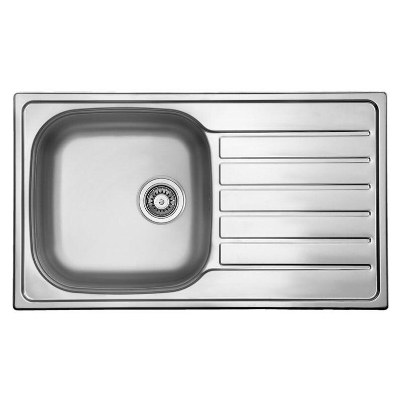 Изображение товара Кухонная мойка TopZero Hypnos HYP860.500.GT8K из нержавеющей стали 86х50 см
