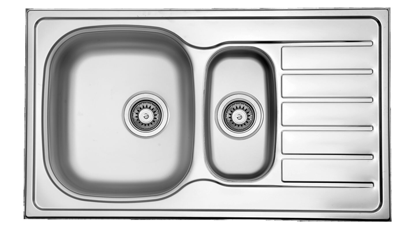 Изображение товара Кухонная мойка TopZero Hypnos HYL860.500.15.GT8K нержавеющая сталь 86х50х18,5 см