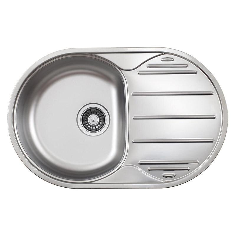 Изображение товара Кухонная мойка TopZero Eclipse ELP780.500.GT8K хром