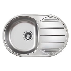 Изображение товара Кухонная мойка TopZero Eclipse ELP780.500.GT8K, хром