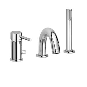 Изображение товара Смеситель Paffoni Light LIG047CR для ванны и душа на борт ванны