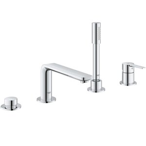 Изображение товара Смеситель для ванны и душа Grohe Lineare New, 19577001, монтаж на борт ванны, хром