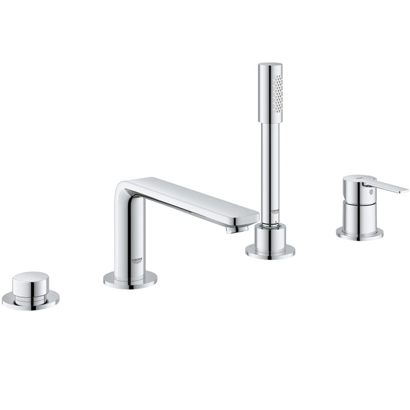 Изображение товара Смеситель для ванны и душа Grohe Lineare New, 19577001, монтаж на борт ванны, хром Изображение товара Смеситель для ванны и душа Grohe Lineare New, 19577001, монтаж на борт ванны, хром